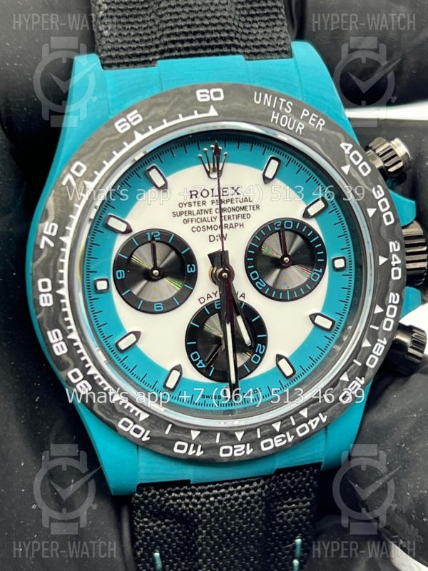 Фото 4 - Rolex Cosmograph Daytona Carbon DIW Celeste Invert
