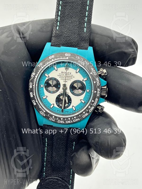 Фото 6 - Rolex Cosmograph Daytona Carbon DIW Celeste Invert