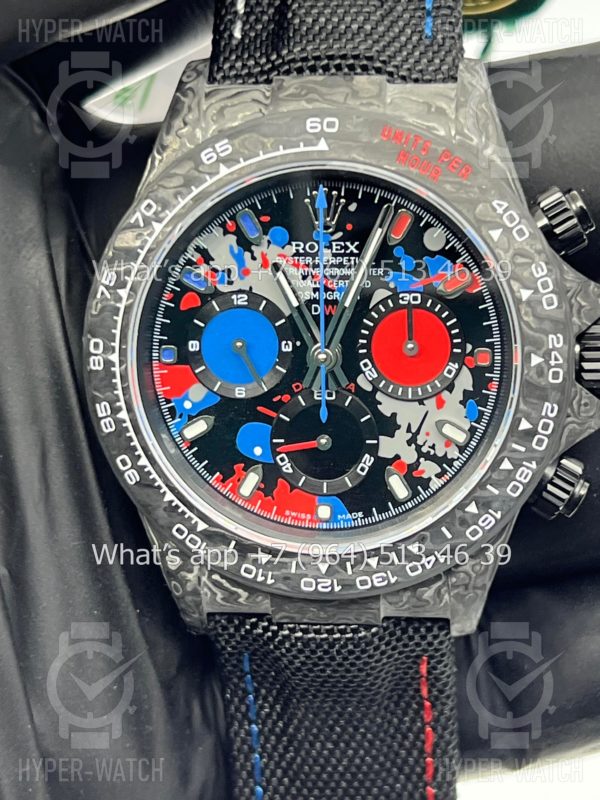 Товар Rolex Cosmograph Daytona Carbon DIW Red Blue Фото 2 - Rolex Cosmograph Daytona Carbon DIW Red Blue