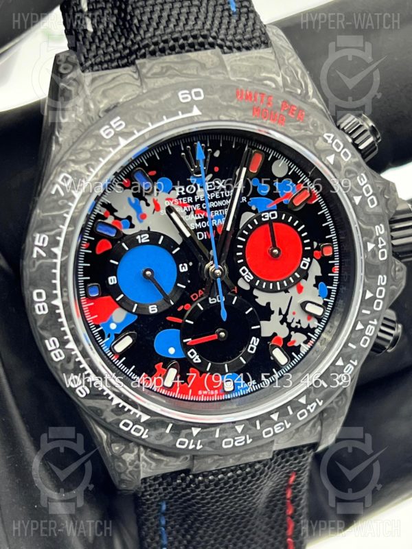 Товар Rolex Cosmograph Daytona Carbon DIW Red Blue Фото 3 - Rolex Cosmograph Daytona Carbon DIW Red Blue