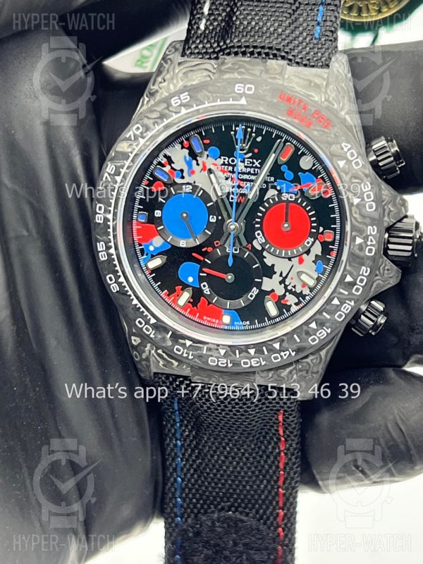 Товар Rolex Cosmograph Daytona Carbon DIW Red Blue Фото 4 - Rolex Cosmograph Daytona Carbon DIW Red Blue