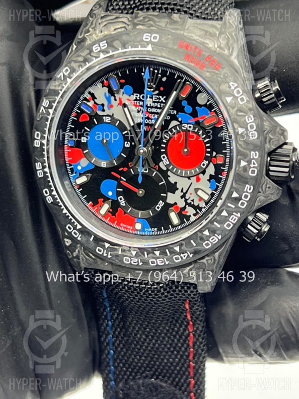 Товар Rolex Cosmograph Daytona Carbon DIW Red Blue Фото 5 - Rolex Cosmograph Daytona Carbon DIW Red Blue