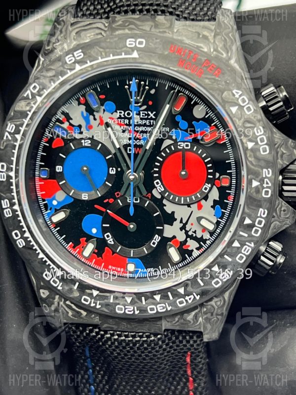 Товар Rolex Cosmograph Daytona Carbon DIW Red Blue Фото 6 - Rolex Cosmograph Daytona Carbon DIW Red Blue