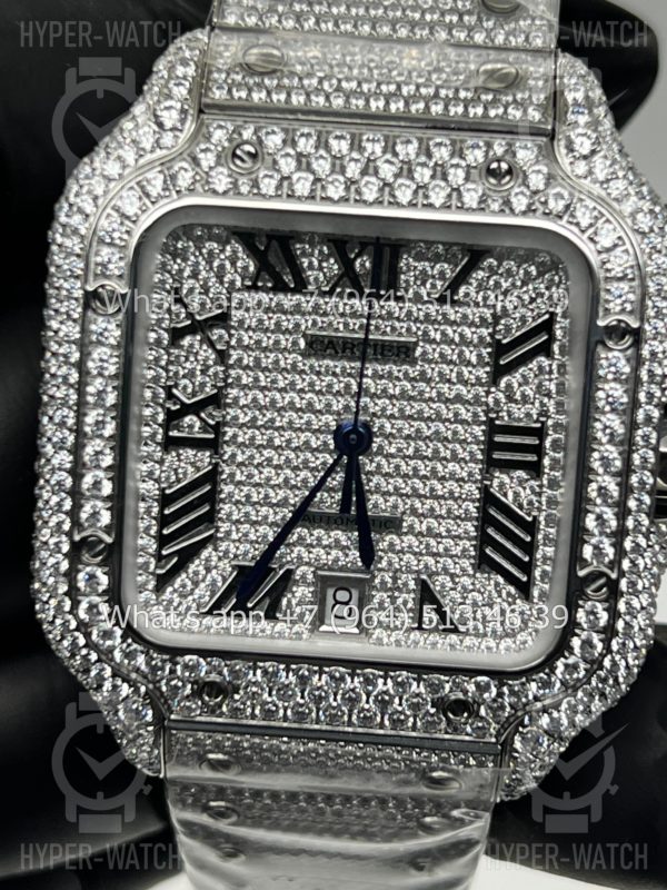 Товар Cartier Santos de Cartier 40mm Diamond Steel Art 7619 Фото 3 - Cartier Santos de Cartier 40mm Diamond Steel Art 7619