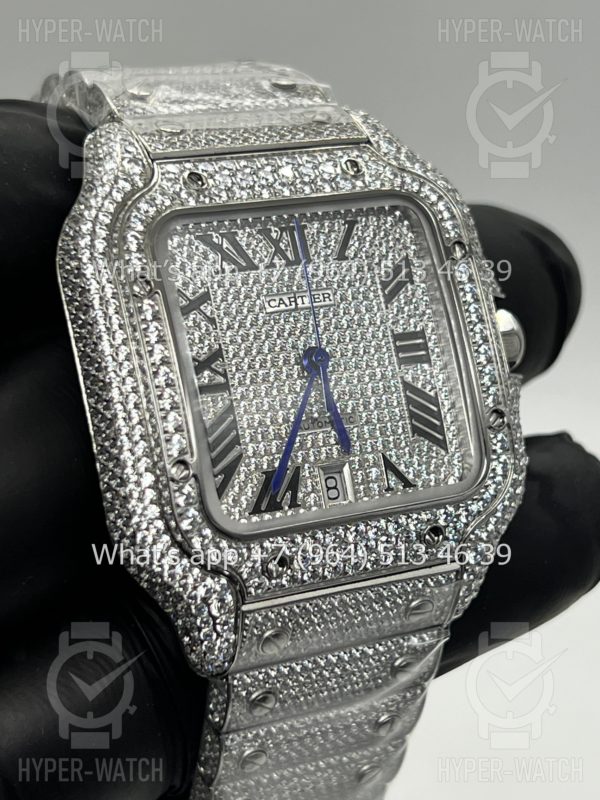 Товар Cartier Santos de Cartier 40mm Diamond Steel Art 7619 Фото 9 - Cartier Santos de Cartier 40mm Diamond Steel Art 7619