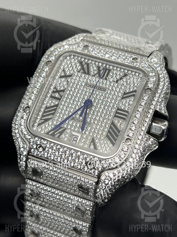 Товар Cartier Santos de Cartier 40mm Diamond Steel Art 7619 Фото 10 - Cartier Santos de Cartier 40mm Diamond Steel Art 7619