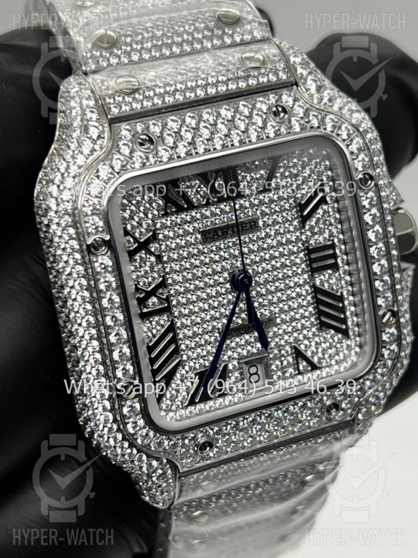 Товар Cartier Santos de Cartier 40mm Diamond Steel Art 7619 Фото 13 - Cartier Santos de Cartier 40mm Diamond Steel Art 7619