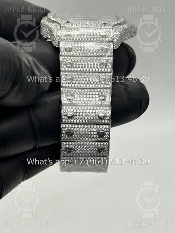 Товар Cartier Santos de Cartier 40mm Diamond Steel Art 7619 Фото 14 - Cartier Santos de Cartier 40mm Diamond Steel Art 7619