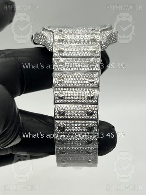 Товар Cartier Santos de Cartier 40mm Diamond Steel Art 7619 Фото 17 - Cartier Santos de Cartier 40mm Diamond Steel Art 7619