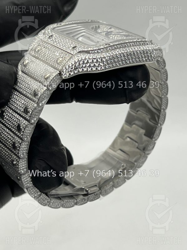 Товар Cartier Santos de Cartier 40mm Diamond Steel Art 7619 Фото 18 - Cartier Santos de Cartier 40mm Diamond Steel Art 7619