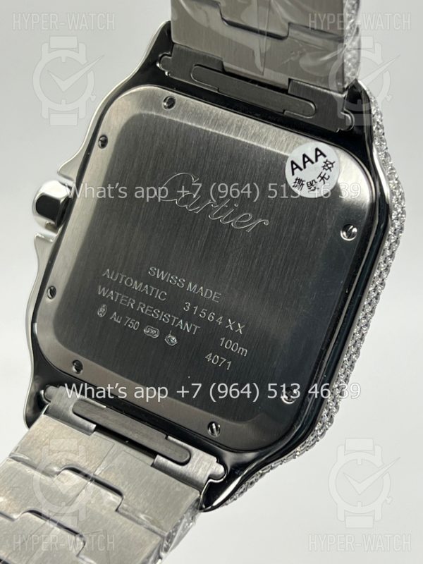 Товар Cartier Santos de Cartier 40mm Diamond Steel Art 7619 Фото 22 - Cartier Santos de Cartier 40mm Diamond Steel Art 7619