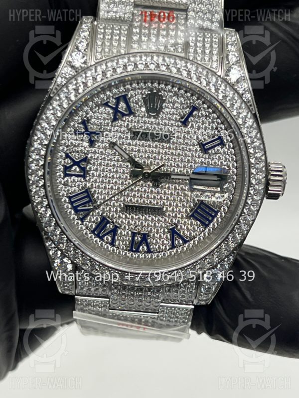 Товар Rolex Datejust 41mm 126334 Full Pave Steel Фото 2 - Rolex Datejust 41mm 126334 Full Pave Steel