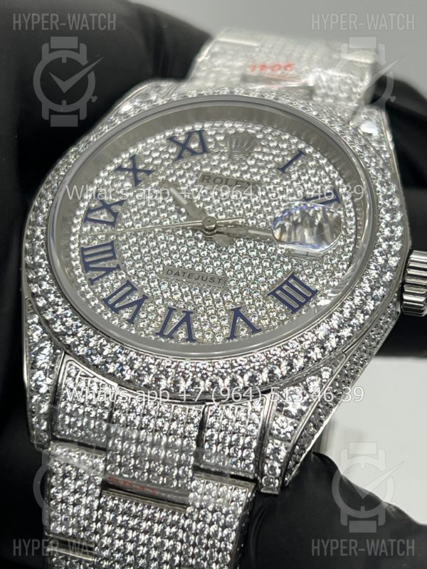 Товар Rolex Datejust 41mm 126334 Full Pave Steel Фото 6 - Rolex Datejust 41mm 126334 Full Pave Steel
