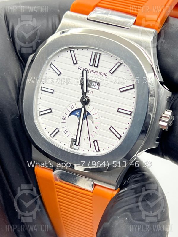 Товар Patek Philippe Nautilus 40mm 5726/1A-010 Orange Steel Фото 3 - Patek Philippe Nautilus 40mm 5726/1A-010 Orange Steel
