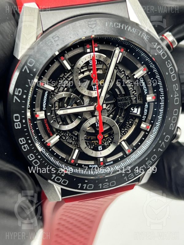 Товар TAG Heuer Carrera 45mm CAR2A1Z.FT6050 Red Фото 4 - TAG Heuer Carrera 45mm CAR2A1Z.FT6050 Red