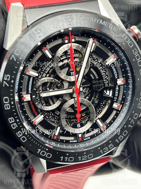 Товар TAG Heuer Carrera 45mm CAR2A1Z.FT6050 Red Фото 5 - TAG Heuer Carrera 45mm CAR2A1Z.FT6050 Red