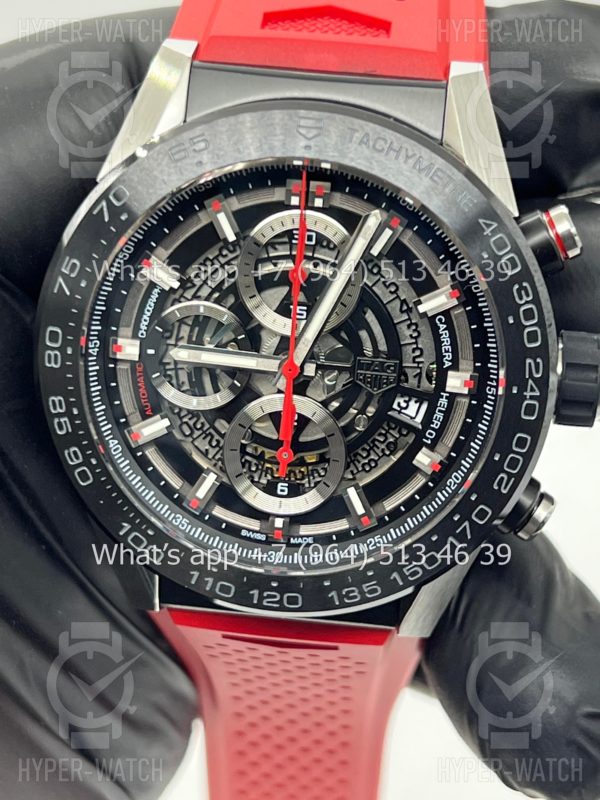 Товар TAG Heuer Carrera 45mm CAR2A1Z.FT6050 Red Фото 9 - TAG Heuer Carrera 45mm CAR2A1Z.FT6050 Red