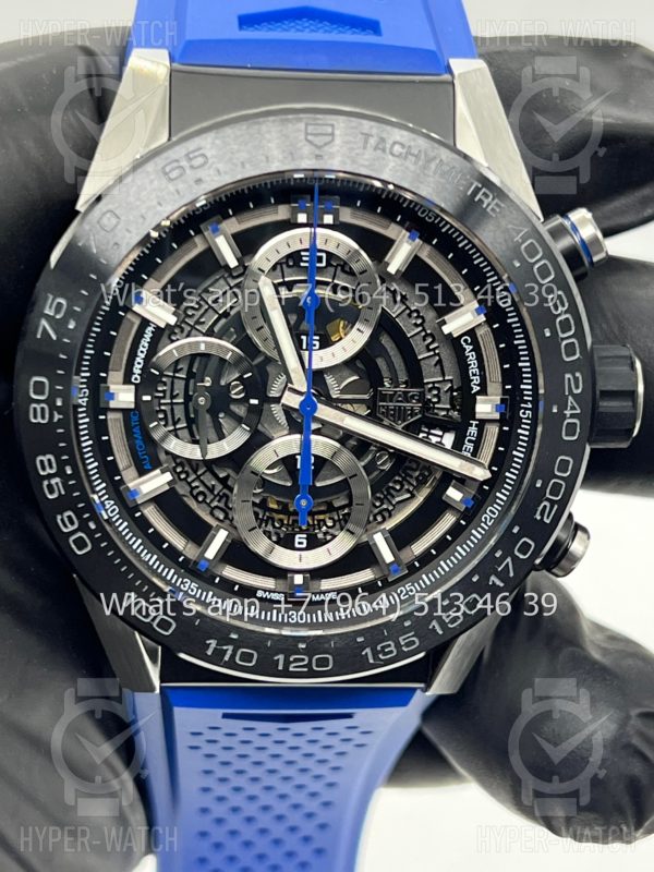 Товар TAG Heuer Carrera 45mm CAR2A1T.FT6052 Blue Фото 2 - TAG Heuer Carrera 45mm CAR2A1T.FT6052 Blue