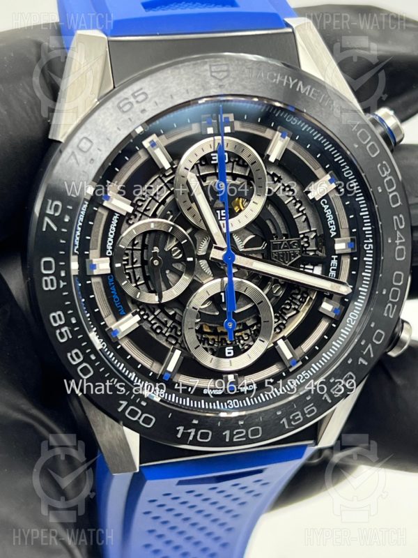 Товар TAG Heuer Carrera 45mm CAR2A1T.FT6052 Blue Фото 5 - TAG Heuer Carrera 45mm CAR2A1T.FT6052 Blue