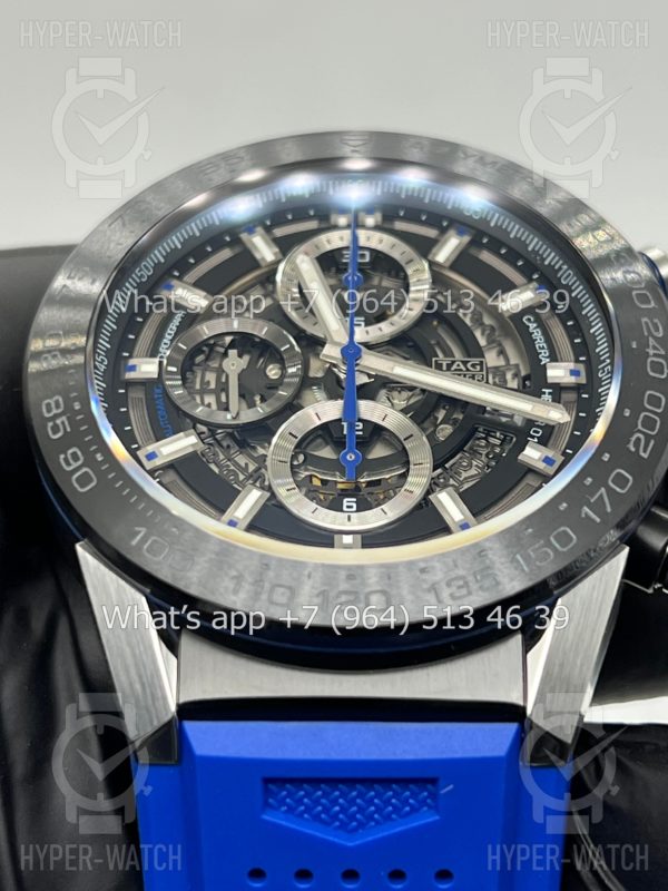 Товар TAG Heuer Carrera 45mm CAR2A1T.FT6052 Blue Фото 6 - TAG Heuer Carrera 45mm CAR2A1T.FT6052 Blue