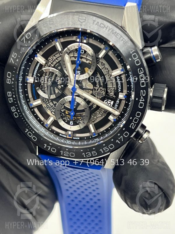 Товар TAG Heuer Carrera 45mm CAR2A1T.FT6052 Blue Фото 8 - TAG Heuer Carrera 45mm CAR2A1T.FT6052 Blue