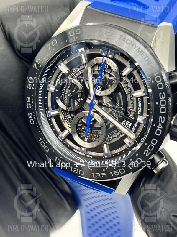 Товар TAG Heuer Carrera 45mm CAR2A1T.FT6052 Blue Фото 10 - TAG Heuer Carrera 45mm CAR2A1T.FT6052 Blue