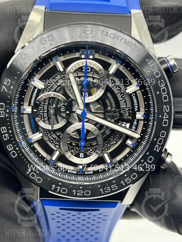 Товар TAG Heuer Carrera 45mm CAR2A1T.FT6052 Blue Фото 11 - TAG Heuer Carrera 45mm CAR2A1T.FT6052 Blue