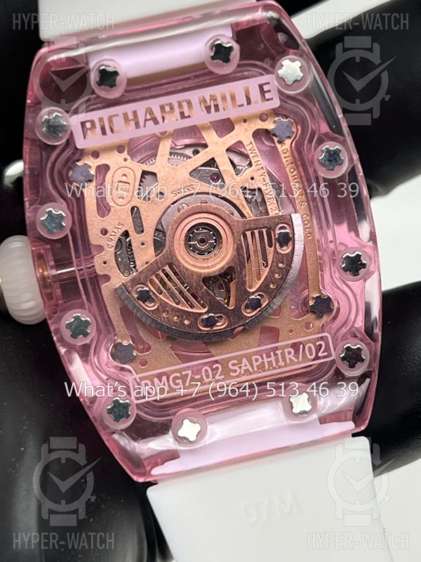 Товар Richard Mille RM 07-02 Sapphire Pink Diamond Фото 18 - Richard Mille RM 07-02 Sapphire Pink Diamond