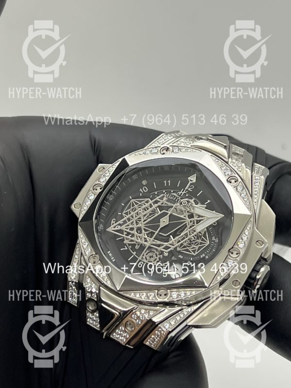 Фото 9 - Hublot Big Bang Sang Bleu II Art 7459