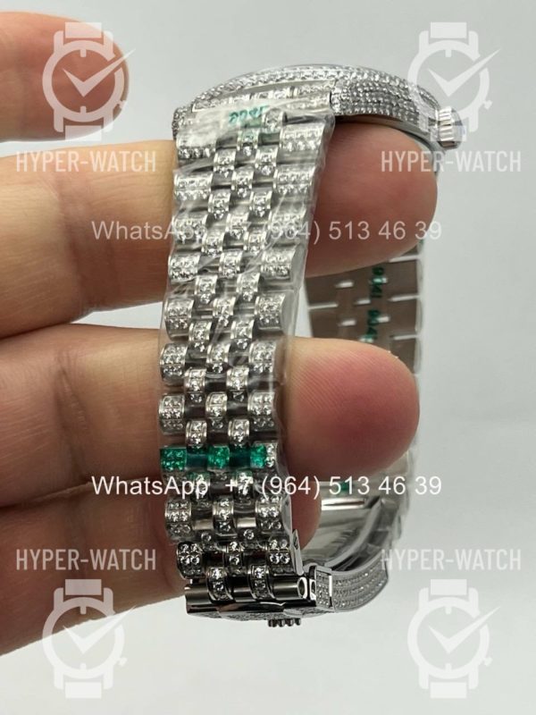 Фото 7 - Rolex Datejust 41mm 126334 Full Pave Blue Steel