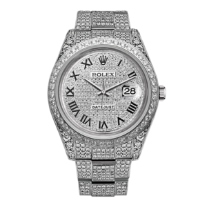 Фото 29 - Rolex Datejust 41mm 126334 Full Pave Steel