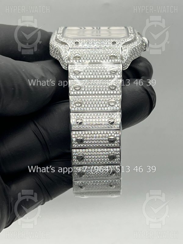 Товар Cartier Santos de Cartier 40mm Diamond White Steel Фото 11 - Cartier Santos de Cartier 40mm Diamond White Steel