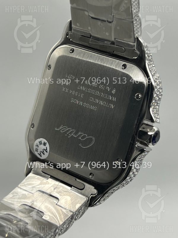 Товар Cartier Santos de Cartier 40mm Diamond White Steel Фото 19 - Cartier Santos de Cartier 40mm Diamond White Steel