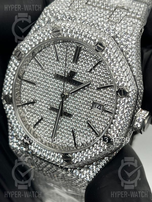 Фото 12 - Audemars Piguet Royal Oak 41mm Diamond Dial Steel