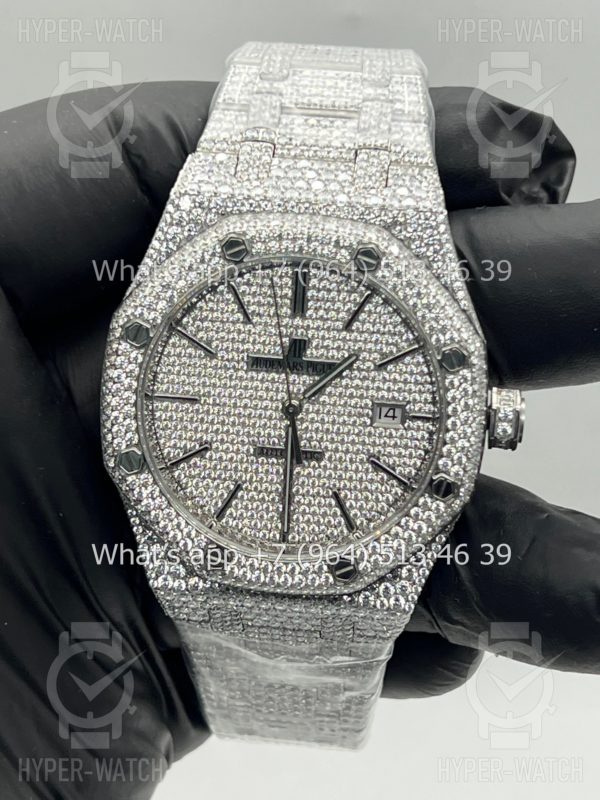 Фото 13 - Audemars Piguet Royal Oak 41mm Diamond Dial Steel