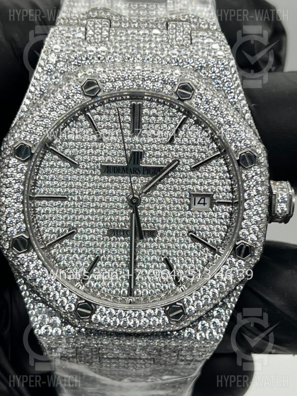 Фото 14 - Audemars Piguet Royal Oak 41mm Diamond Dial Steel