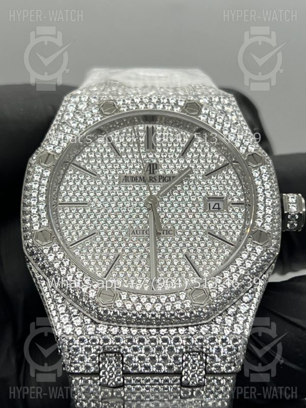 Фото 15 - Audemars Piguet Royal Oak 41mm Diamond Dial Steel
