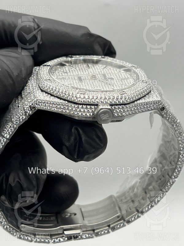 Фото 18 - Audemars Piguet Royal Oak 41mm Diamond Dial Steel