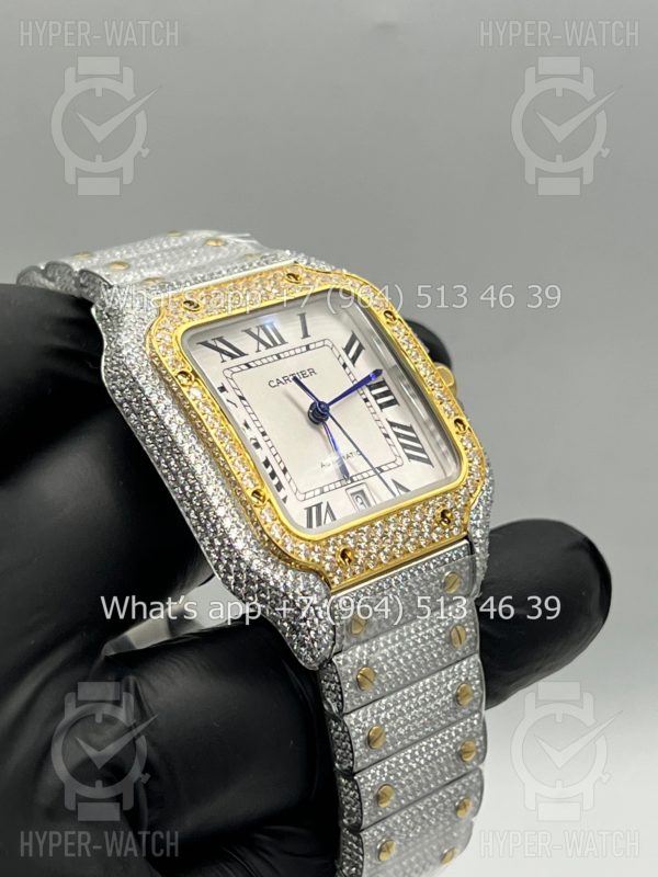 Товар Cartier Santos de Cartier 40mm Diamond Steel White Фото 11 - Cartier Santos de Cartier 40mm Diamond Steel White