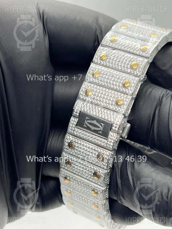 Товар Cartier Santos de Cartier 40mm Diamond Steel White Фото 22 - Cartier Santos de Cartier 40mm Diamond Steel White