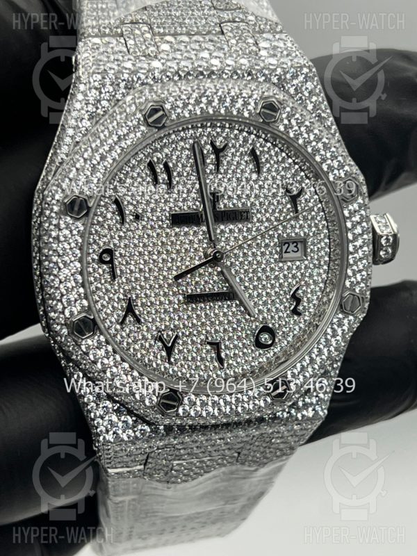 Товар Audemars Piguet Royal Oak 41mm Diamond Steel Art 7790 Фото 2 - Audemars Piguet Royal Oak 41mm Diamond Steel Art 7790