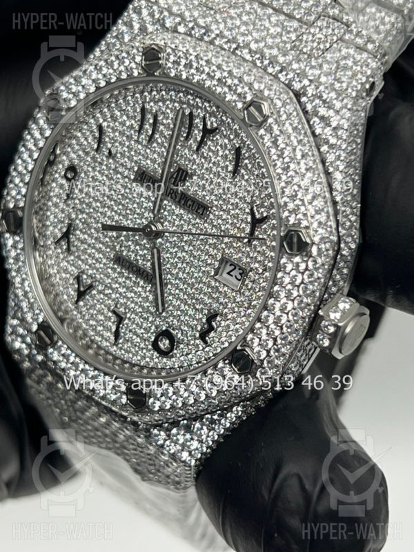 Товар Audemars Piguet Royal Oak 41mm Diamond Steel Art 7790 Фото 7 - Audemars Piguet Royal Oak 41mm Diamond Steel Art 7790