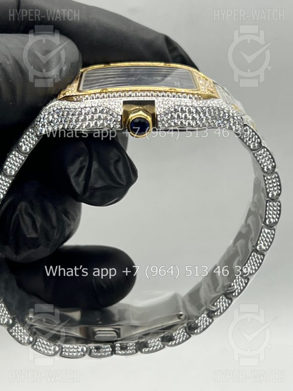 Фото 13 - Cartier Santos de Cartier 40mm Diamond Blue Dial