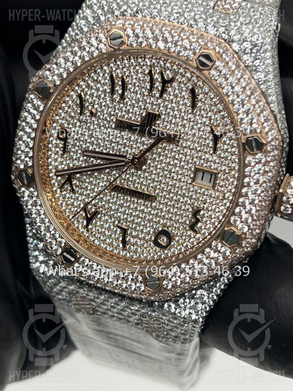 Фото 3 - Audemars Piguet Royal Oak 41mm Diamond Dial Art 7789