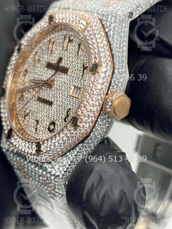 Фото 4 - Audemars Piguet Royal Oak 41mm Diamond Dial Art 7789