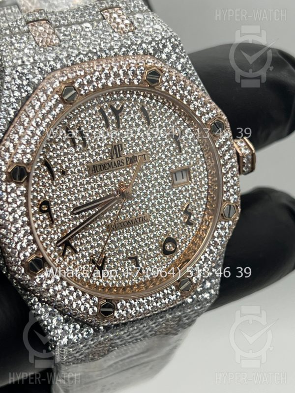 Фото 6 - Audemars Piguet Royal Oak 41mm Diamond Dial Art 7789