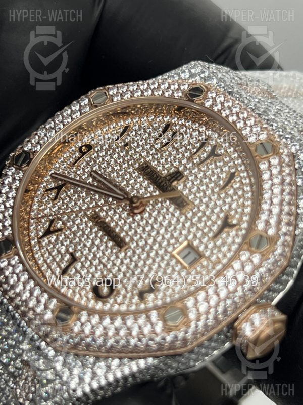 Фото 13 - Audemars Piguet Royal Oak 41mm Diamond Dial Art 7789