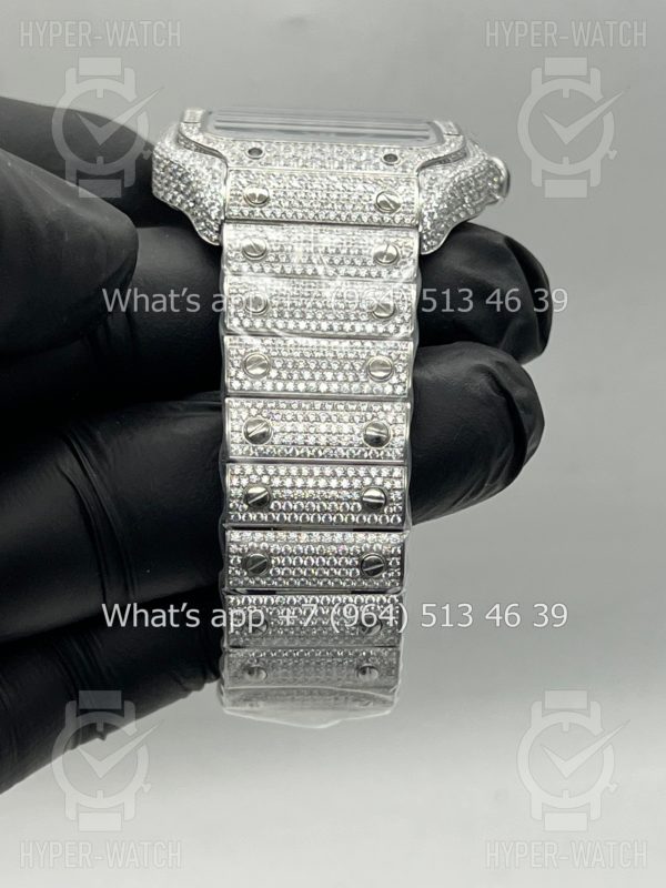 Товар Cartier Santos de Cartier 40mm Diamond Blue Steel Фото 13 - Cartier Santos de Cartier 40mm Diamond Blue Steel