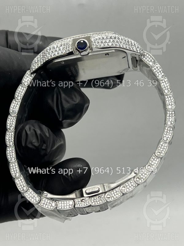 Товар Cartier Santos de Cartier 40mm Diamond Blue Steel Фото 15 - Cartier Santos de Cartier 40mm Diamond Blue Steel