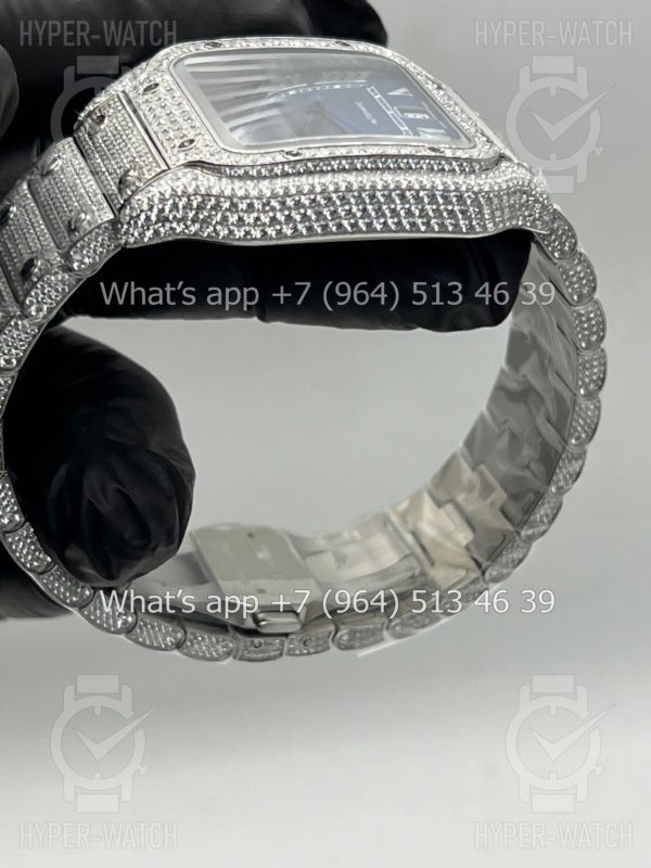 Товар Cartier Santos de Cartier 40mm Diamond Blue Steel Фото 17 - Cartier Santos de Cartier 40mm Diamond Blue Steel